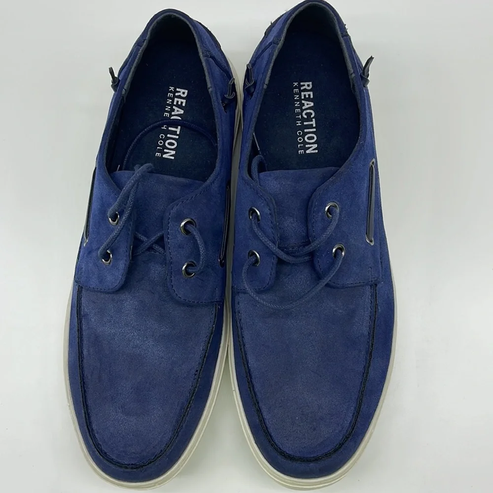 Kenneth Cole REACTION Men's Indy Boat Shoe, Navy,